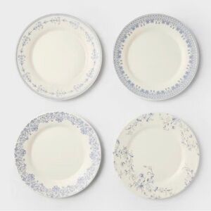 Studio McGee 4pc 10.5" Melamine Mixed Pattern Dinner Plate Set - Threshold™